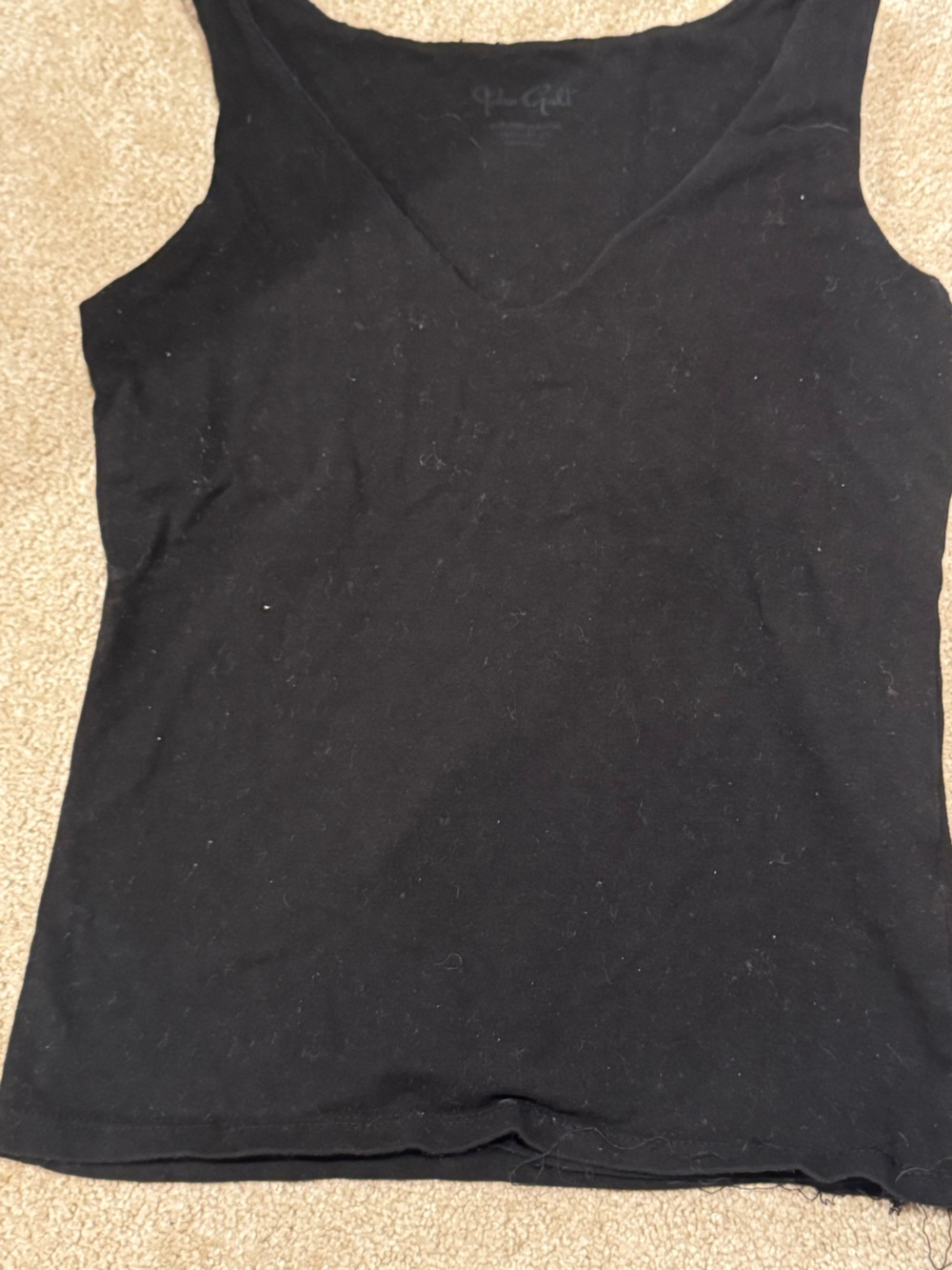 Brandy Melville Black Cropped Top